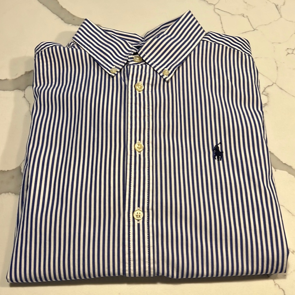 Boys long sleeve button down